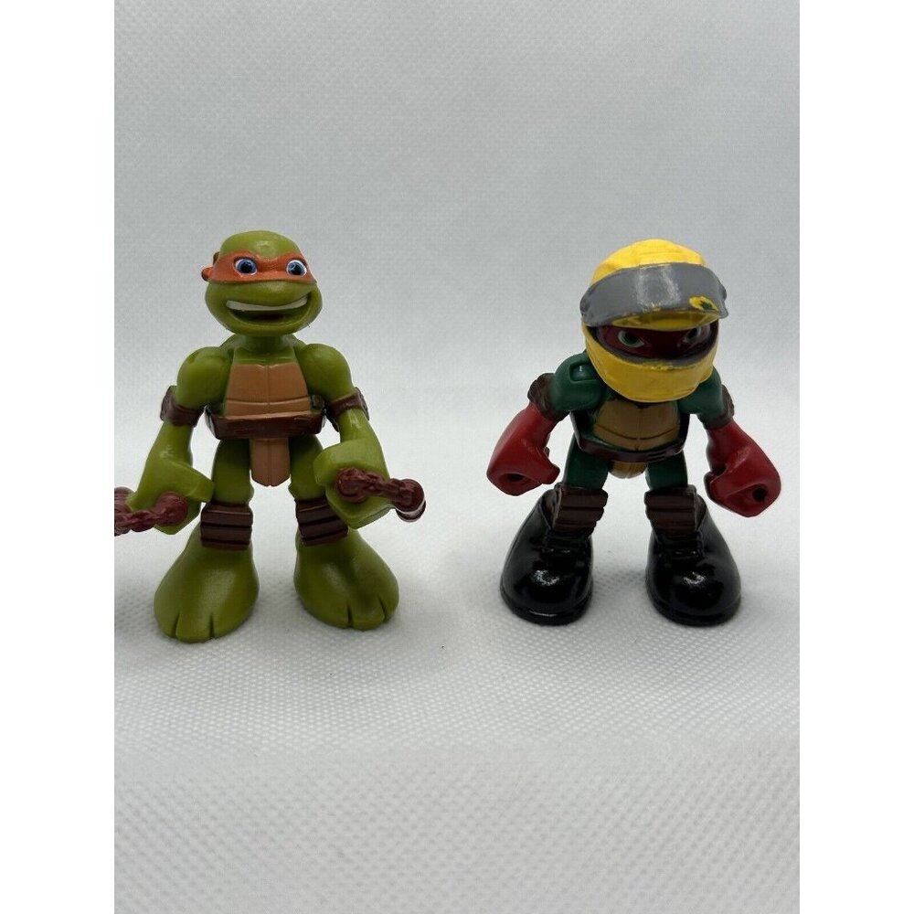 TMNT Half‎ Shell Heroes Lot Michelangelo Raphael Teenage Mutant Ninja Turtles